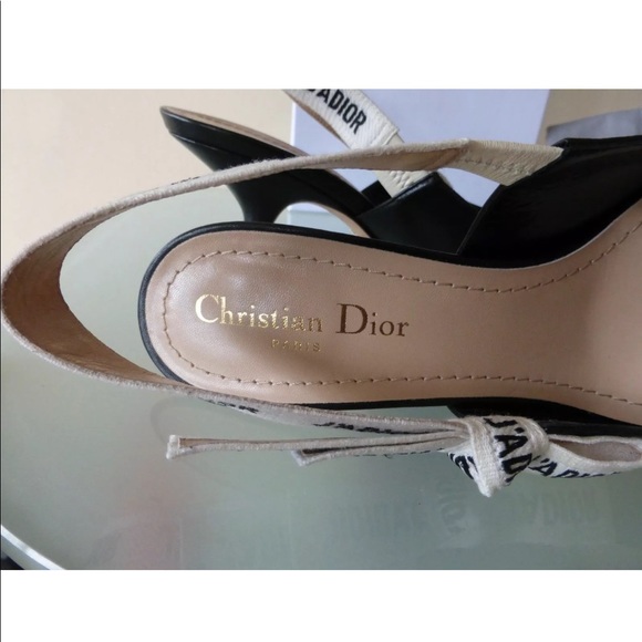 NIB Auth Christian Dior J'ADIOR SHOES Slingback w/dust bag 8-8.5 US/38.5 ITALY - Picture 6 of 10